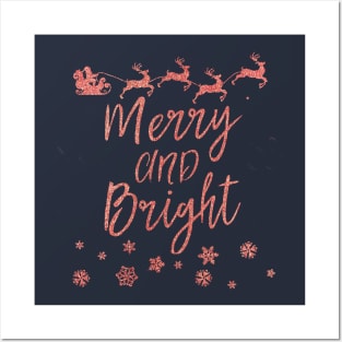 Merry and Bright Posters and Art